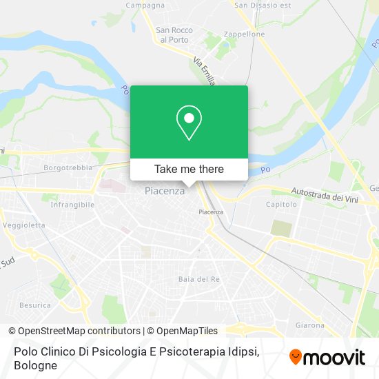 Polo Clinico Di Psicologia E Psicoterapia Idipsi map