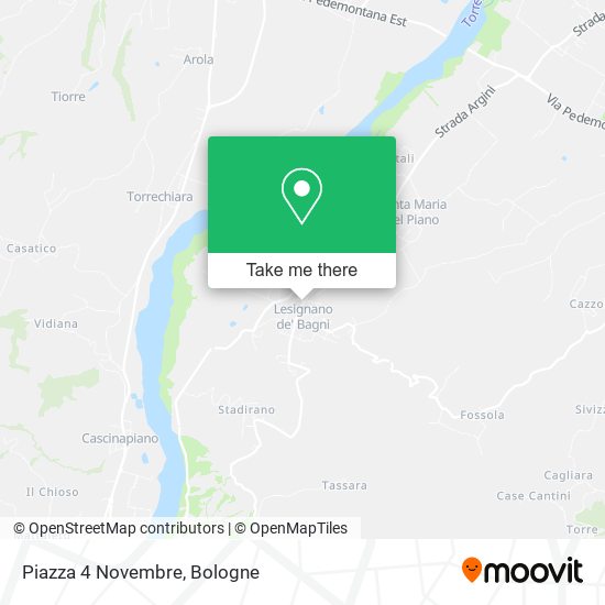 Piazza 4 Novembre map