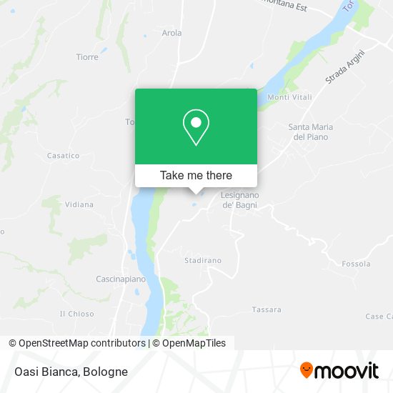 Oasi Bianca map