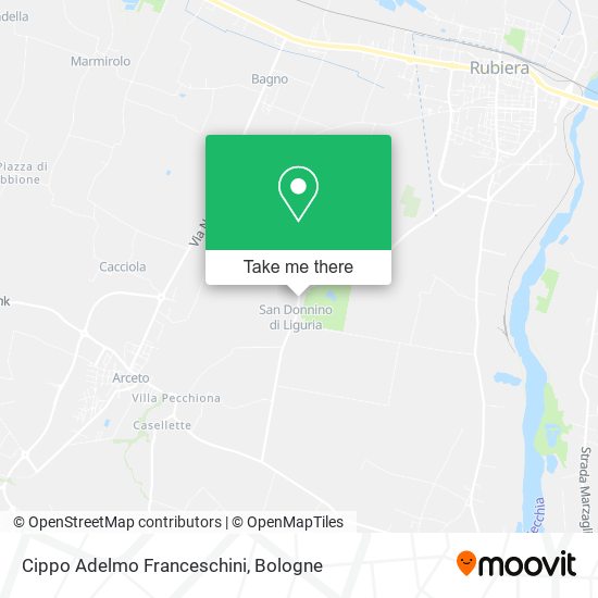 Cippo Adelmo Franceschini map