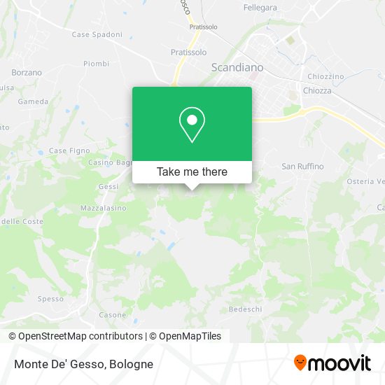 Monte De' Gesso map