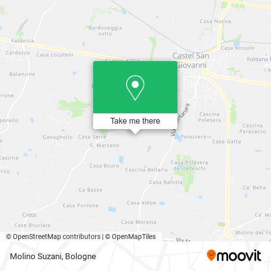 Molino Suzani map
