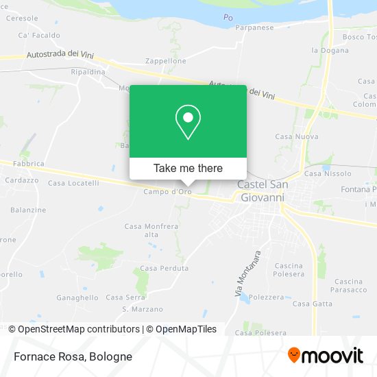Fornace Rosa map