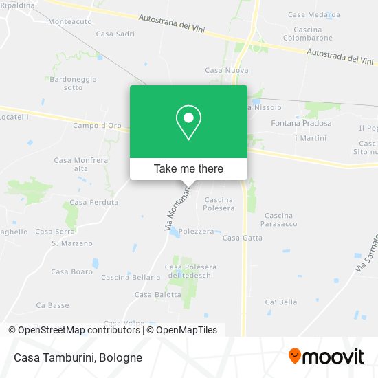 Casa Tamburini map