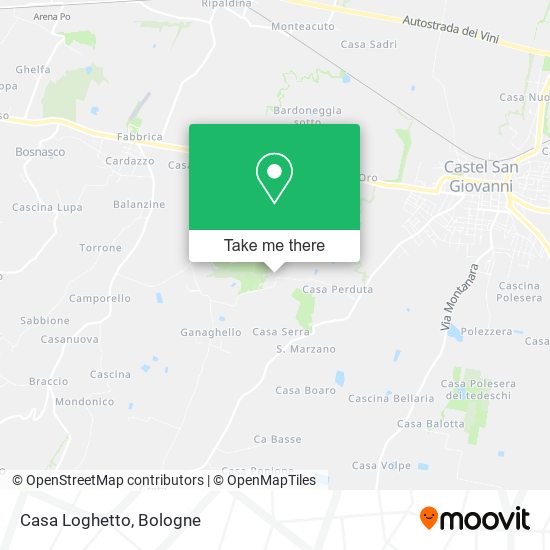 Casa Loghetto map