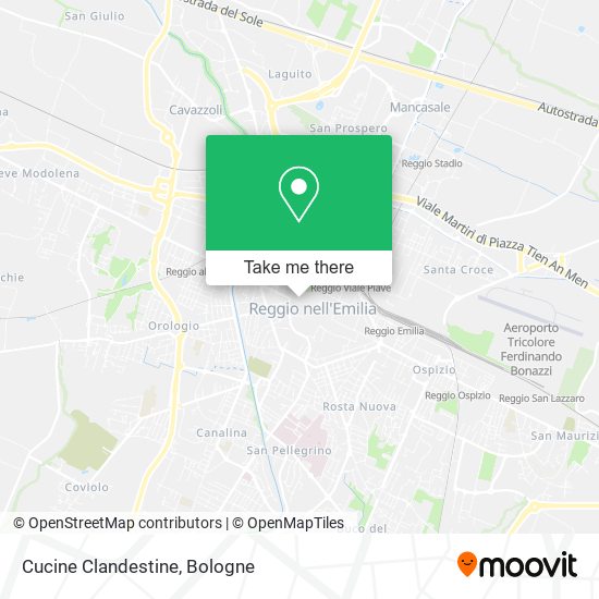 Cucine Clandestine map