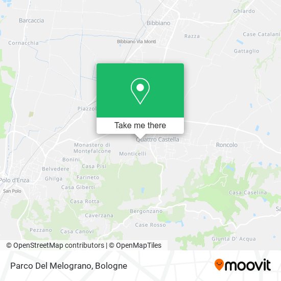 Parco Del Melograno map