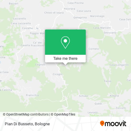 Pian Di Busseto map