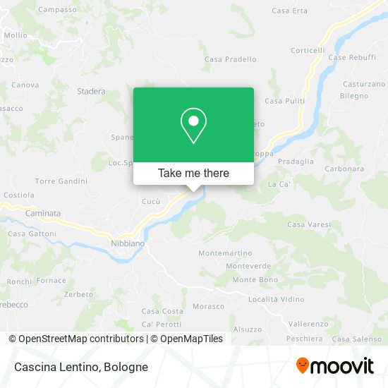 Cascina Lentino map