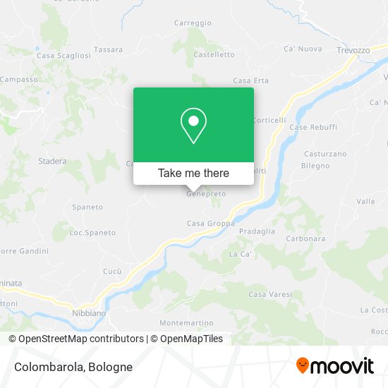 Colombarola map