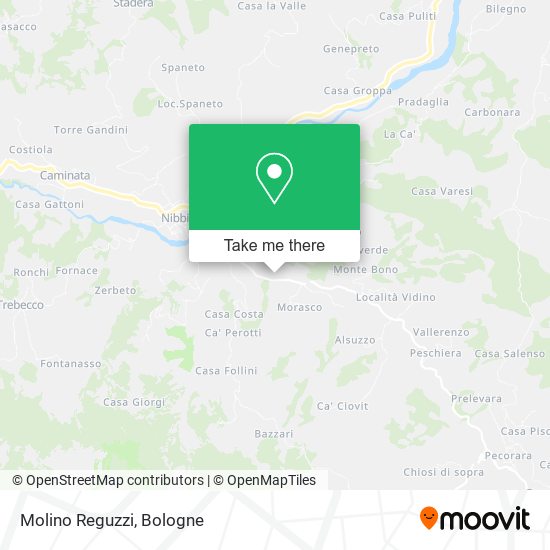 Molino Reguzzi map