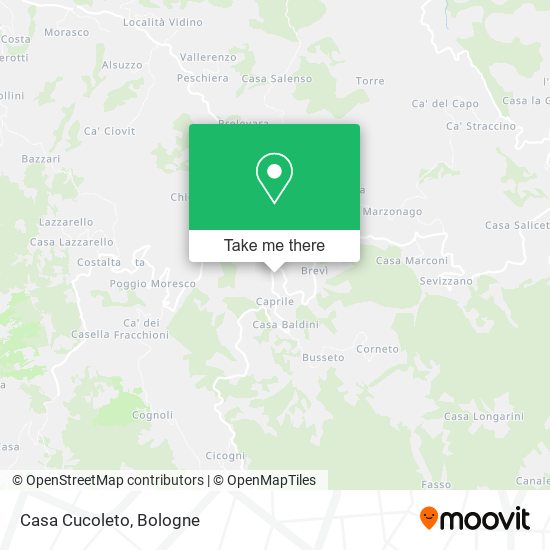 Casa Cucoleto map