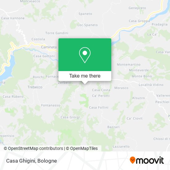 Casa Ghigini map