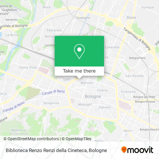 Biblioteca Renzo Renzi della Cineteca map