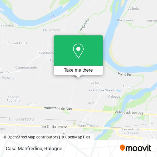 Casa Manfredina map