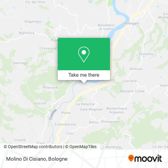 Molino Di Cisiano map