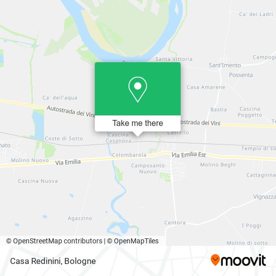 Casa Redinini map