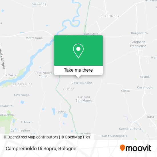 Campremoldo Di Sopra map