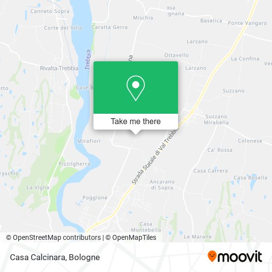 Casa Calcinara map