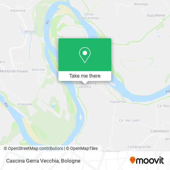 Cascina Gerra Vecchia map