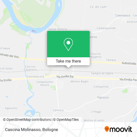 Cascina Molinasso map
