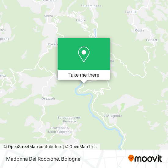 Madonna Del Roccione map