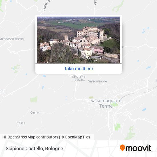 Scipione Castello map