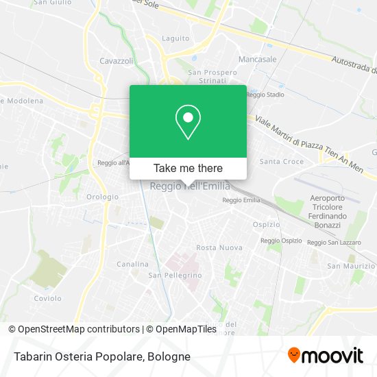 Tabarin Osteria Popolare map