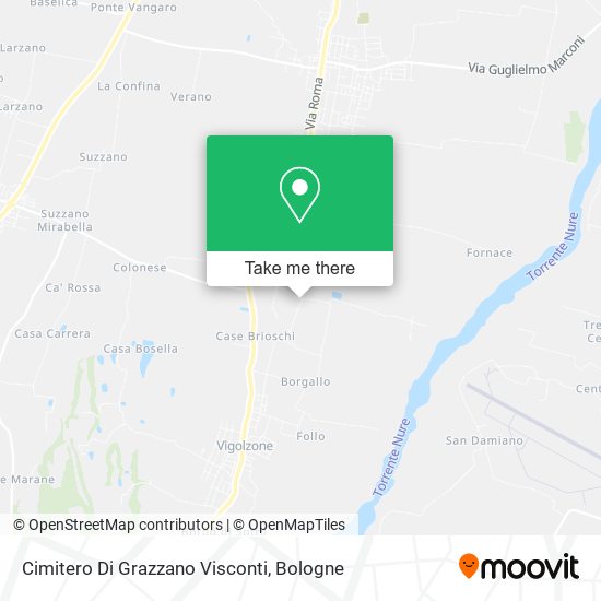 Cimitero Di Grazzano Visconti map