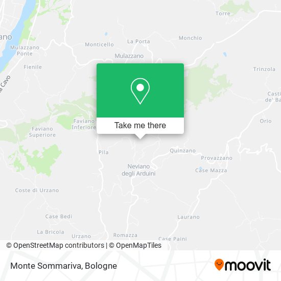 Monte Sommariva map