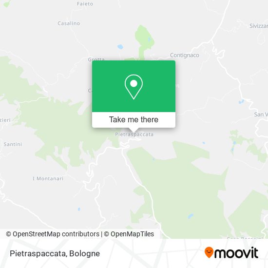 Pietraspaccata map
