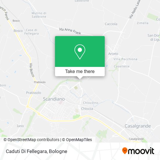 Caduti Di Fellegara map