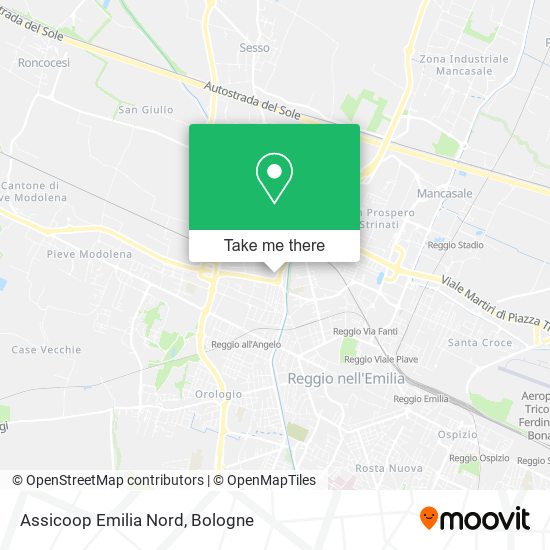 Assicoop Emilia Nord map