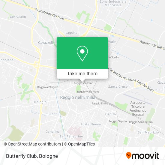 Butterfly Club map