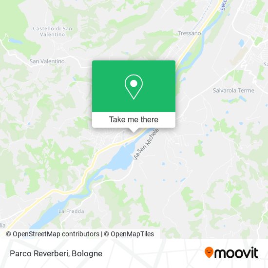 Parco Reverberi map