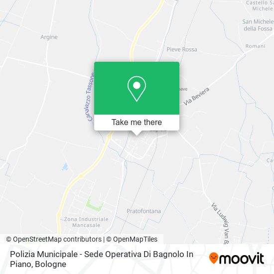 Polizia Municipale - Sede Operativa Di Bagnolo In Piano map