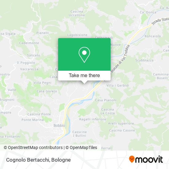 Cognolo Bertacchi map
