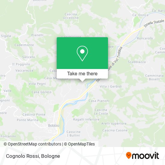 Cognolo Rossi map
