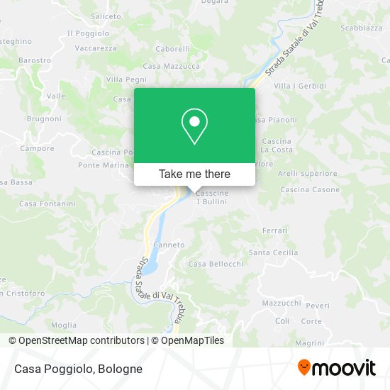 Casa Poggiolo map