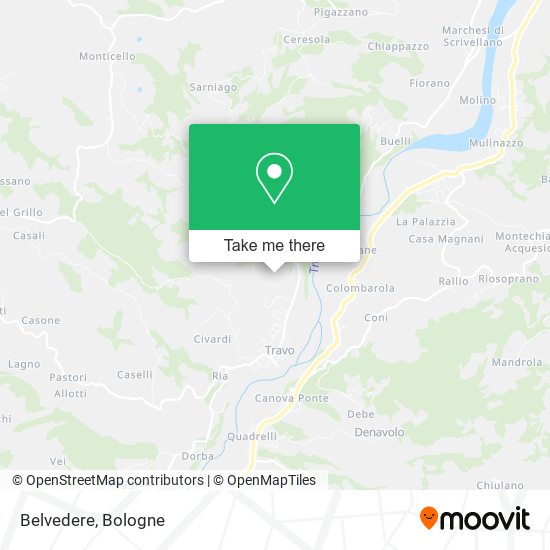 Belvedere map