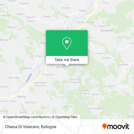Chiesa Di Viserano map