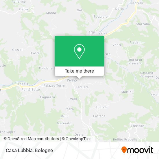 Casa Lubbia map