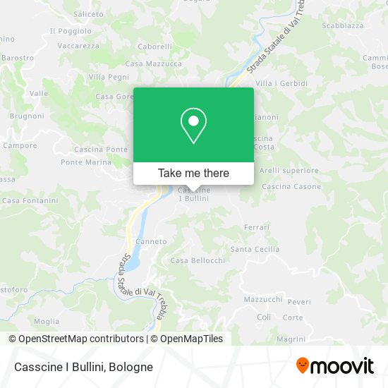 Casscine I Bullini map