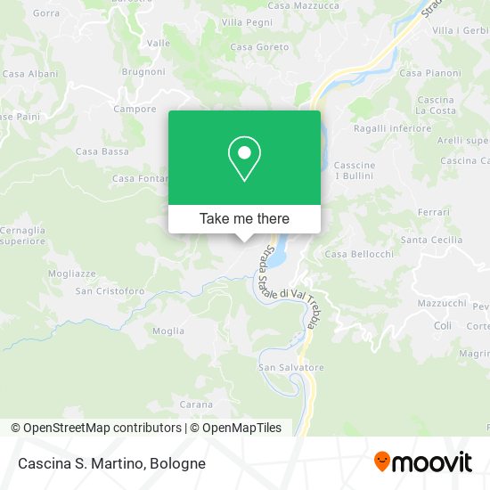Cascina S. Martino map