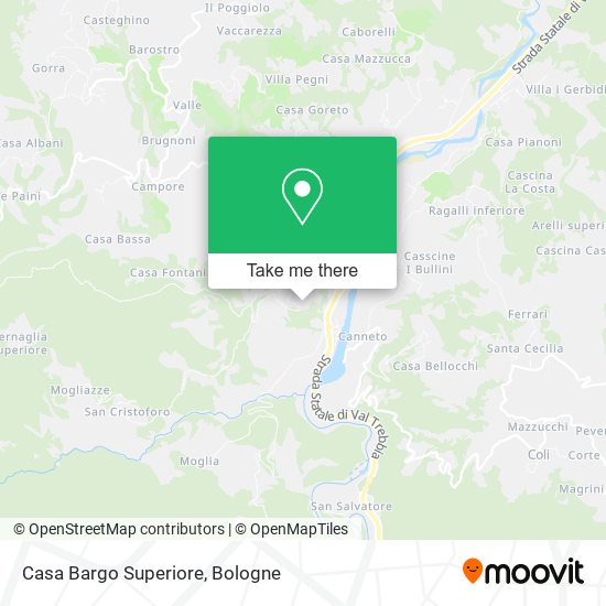 Casa Bargo Superiore map