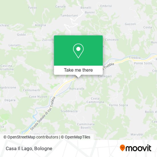 Casa Il Lago map