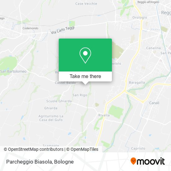 Parcheggio Biasola map