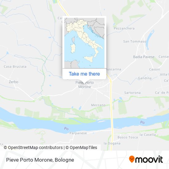 Pieve Porto Morone map