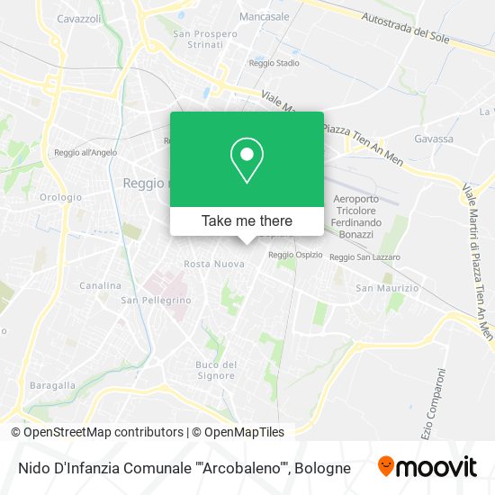 Nido D'Infanzia Comunale ""Arcobaleno"" map
