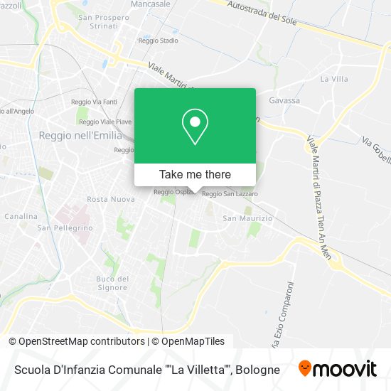 Scuola D'Infanzia Comunale ""La Villetta"" map